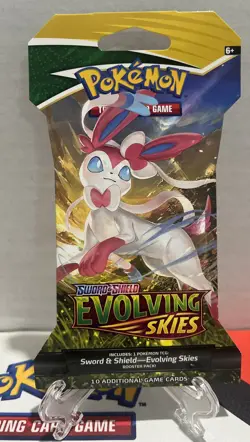 Pokemon TCG Evolving Skies Sleeved Booster Packs Set of 4 Arts - New Sealed - Image 3
