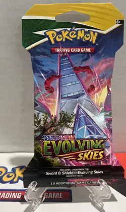 Pokemon TCG Evolving Skies Sleeved Booster Packs Set of 4 Arts - New Sealed - Image 5