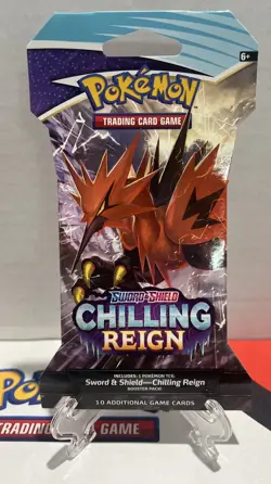 Chilling Reign Sleeved Pokemon Tcg Booster Packs - Complete Full Art Set - Image 4