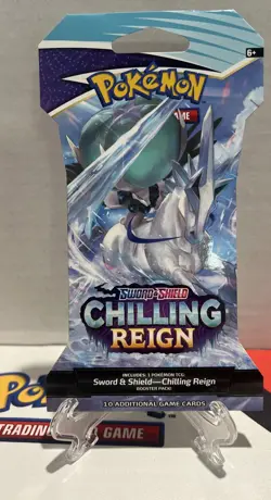 Chilling Reign Sleeved Pokemon Tcg Booster Packs - Complete Full Art Set - Image 5