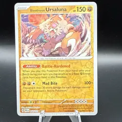 Bloodmoon Ursaluna 054/131 Prismatic Evolutions Reverse Holo Pokemon NM - Image 1