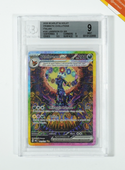 Pokemon BGS 9 Umbreon Ex #161 PRE IT Evoluzioni Prismatiche 2025 Italiano - Image 1