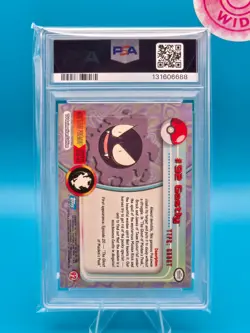 PSA 8 - 2000 TOPPS POKEMON TV ANIMATION SERIES 2 92 GASTLY - Image 2