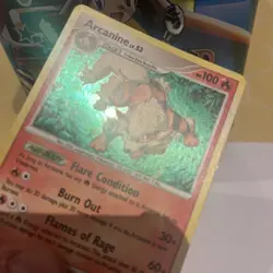 Arcanine 1/111 Holo Platinum Rising Rivals Rare Pokemon TCG NM/LP - Image 3