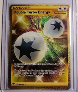 Double Turbo Energy (Secret) 216/189 Swsh10: Astral Radiance Holo Pokemon TCG - Image 1