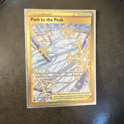 Path to the Peak 213/189 Pokemon TCG Astral Radiance Gold Secret Rare NM - Image 1