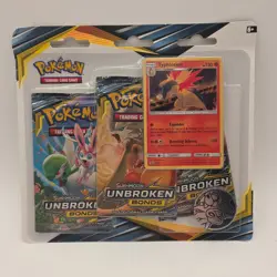 Sealed Pokemon Sun & Moon Unbroken Bonds 3 Pack Blisters JP0257 - Image 1