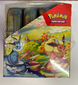 Pokemon Prismatic Evolutions Mini Tin Display Sealed (8x Tin) English OVP #3 - Image 5