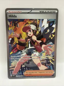 Hilda SIR 171/086 White Flare Pokemon Scarlett & Violet English NM/M - Image 1
