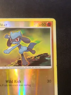 Riolu 61/130 Reverse Holo Diamond & Pearl Base Set Pokemon TCG 2007 - Image 5