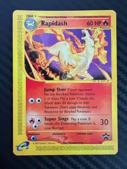 Pokemon TCG Rapidash Wizards Black Star Promos 51 Regular Promo VLP - Image 1