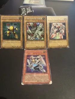 Yu-Gi-Oh! TCG Lot of 4. Valkyrion the Magna Warrior, and 3 Magnet Warriors Set. - Image 1