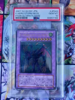 PSA 10 Yugioh Elemental Hero Storm Neos PTDN-JP043 Ultimate Rare Gem Mint Japan - Image 1