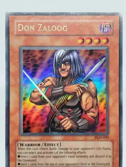 Yugioh Don Zaloog PGD-029 Ultra Rare Must Have For Goat Format TCG - Image 2