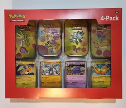 Pokemon Scarlet & Violet 151 (4 Mini Tins + 4 Promo Cards Bundle) - Image 1
