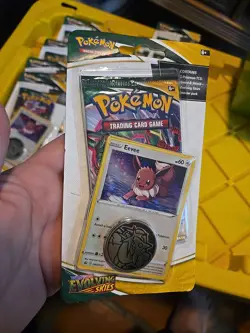 Pokemon Evolving Skies 1 Pack Blister w/ Eevee Promo Card Factory Sealed Swirl - Image 1