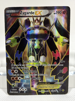 2017 Pokemon ZYGARDE HP190 TRADING CARD EX 54a/124 Alternate Art Fates Collide - Image 1