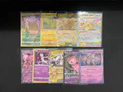 Pokemon Card Collection Lot Holos Full Arts Hits Pikachu Mewtwo Lot - Image 1