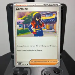 Carmine - 145/167 - Pokemon Twilight Masquerade 2024 - Uncommon Card NM - Image 1