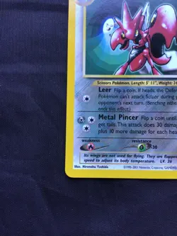 Pokemon Cards: Wizards Black Star Promo: Scizor 33 - Image 5