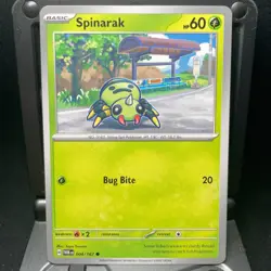 Spinarak - 004/167 - Pokemon Twilight Masquerade 2024 - Common Card NM - Image 1