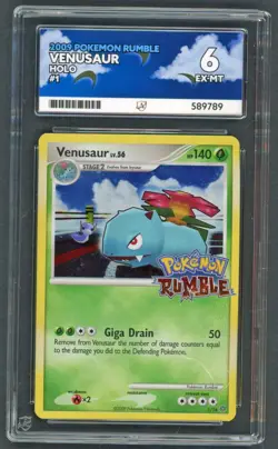 Pokemon Cards - ACE 6 Venusaur 1/16 - Pokemon Rumble 2009 - EX-MT - PSA BGS - Image 1