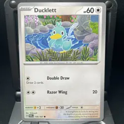 Ducklett - 139/167 - Pokemon Twilight Masquerade 2024 - Common Card NM - Image 1