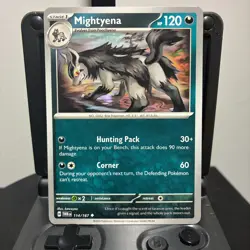 Mightyena - 114/167 - Pokemon Twilight Masquerade 2024 - Uncommon Card NM - Image 1