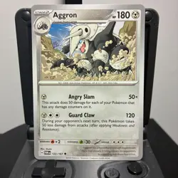Aggron - 122/167 - Pokemon Twilight Masquerade 2024 - Uncommon Card NM - Image 1