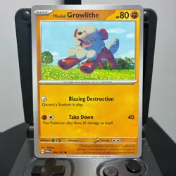 Hisuian Growlithe - 099/167 - Pokemon Twilight Masquerade 2024 - Common Card NM - Image 1