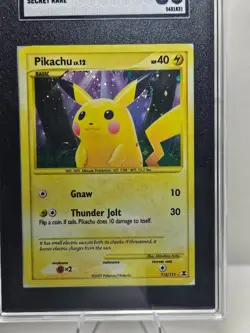 SGC 8 Pikachu 2009 Rising Rivals 112/111 Holo Pokemon Card - Image 1