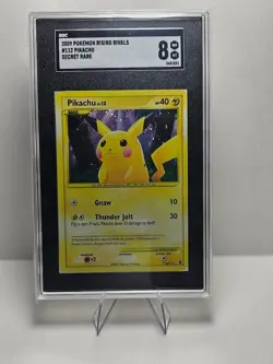 SGC 8 Pikachu 2009 Rising Rivals 112/111 Holo Pokemon Card - Image 2