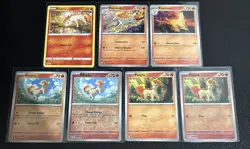 Pokemon TCG Ponyta/Rapidash 7 Card Lot - Image 1