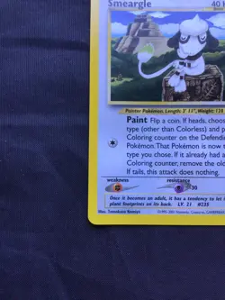 Pokemon Cards: Wizards Black Star Promo: Smeargle 32 - Image 5
