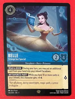 Lorcana Belle - Legendary Strange but Special NM Cold Foil The First Chapter - Image 2