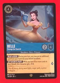 Lorcana Belle - Legendary Strange but Special NM Cold Foil The First Chapter - Image 3