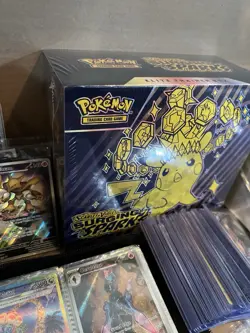 Massive Box Pokemon Card Collection Binder Lot Full Arts SEALED ETB Graded Slab - Image 5