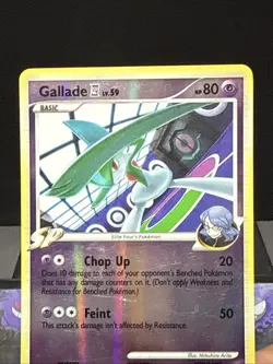 Pokemon Card Gallade 20/111 Platinum Rising Rivals Rare Reverse Holo Light Play - Image 2