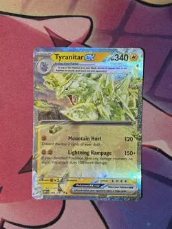 Pokemon Card Tyranitar EX 066/197 Obsidian Flames - Near Mint - Image 1