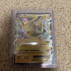 Pokemon Pikachu EX 2016 Black Star Promos Holo Card XY174 - Image 1