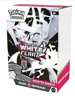 Pokemon TCG Card Scarlet & Violet White Flare Booster Bundle 6 Booster Packs NEW - Image 1