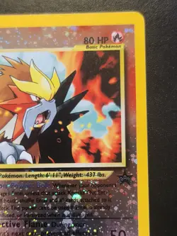 Entei #34 MINT/NM Pokemon Cards Black Star Promo Reverse Holo Rare WOTC 2001 Neo - Image 3