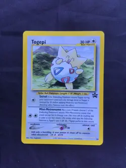 Pokemon Cards: Wizards Black Star Promo: Togepi 30 - Image 1
