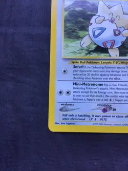 Pokemon Cards: Wizards Black Star Promo: Togepi 30 - Image 5