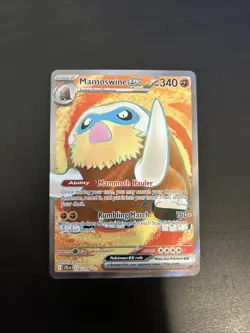 Mamoswine ex 174/159 Full Art 2025 Journey Together Pokemon Card NM - Image 1