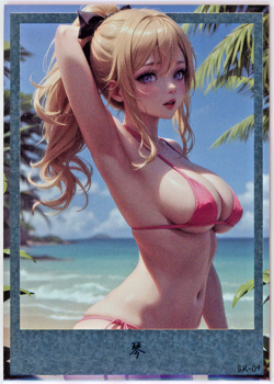 ?JEAN - Goddess Story Waifu Card SWEET GIRL DIARY Anime Waifu SR-09 Doujin Card - Image 1