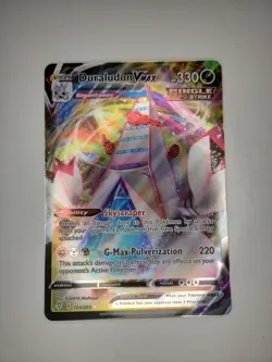 Evolving Skies Pokemon Card, (Jumbo) Duraludon Vmax 123/203 Ultra Rare - Image 1