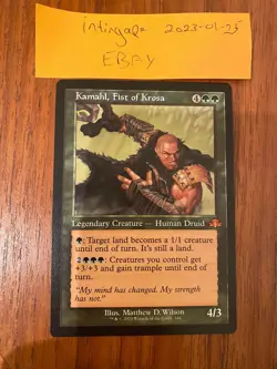 MTG Card - Retro Kamahl, Fist of Krosa - Mythic - Dominaria Remastered - NM - Image 2