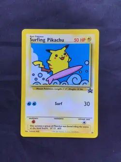 Pokemon Cards: Wizards Black Star Promo: Surfing Pikachu 28 - Image 1