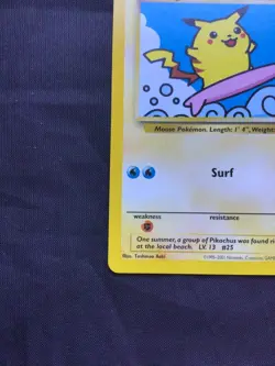Pokemon Cards: Wizards Black Star Promo: Surfing Pikachu 28 - Image 5